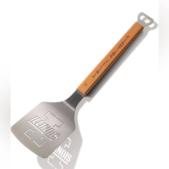NWT Illinois Classic Series Sportula Stainless Steel Grilling Spatula - Picture 4 of 12